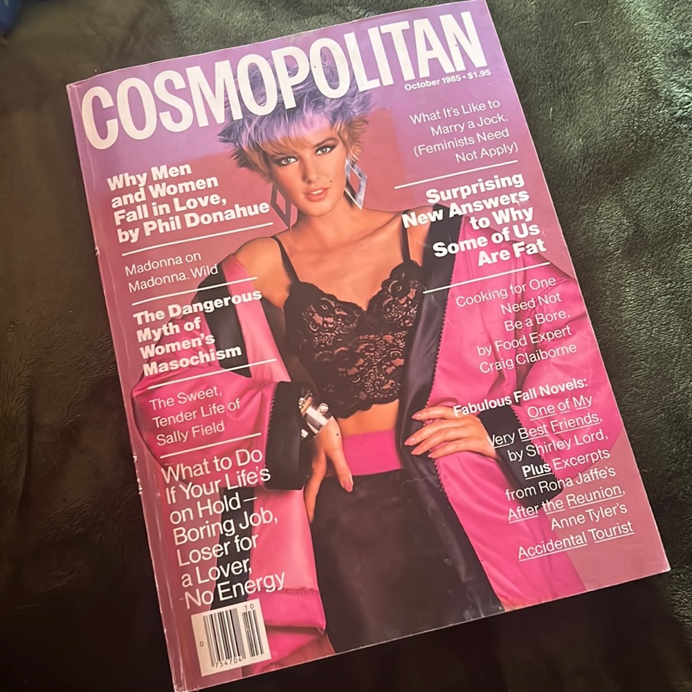 Vintage Cosmopolitan Magazine - October 1985